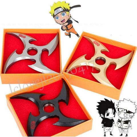 Hot Japan Anime Cosplay Naruto kunai ninja Sasuke Uchiha Rotatable Fuhma Shuriken Weapon